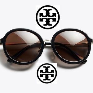 Tory Burch POLARIZED METAL-TEMPLE SUNGLASSES brand New with tags